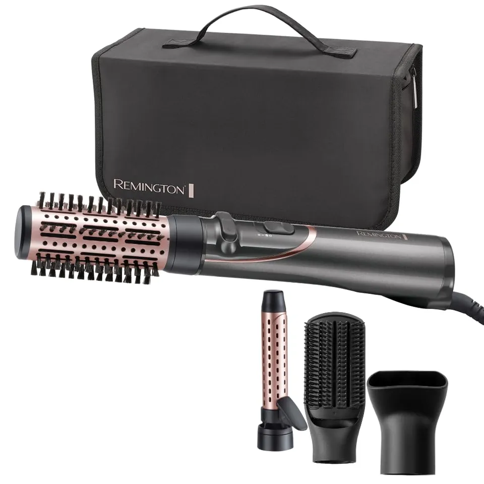 remington-as8606-curl-straight-spazzola-rotante-ad-aria-calda-3-in-1-con-4-acces image 1