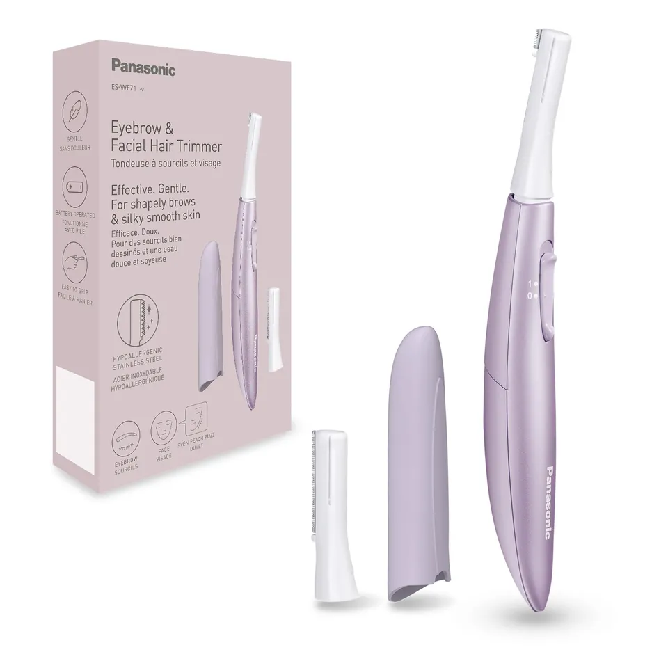 panasonic-es-wf71-v503-depilatore-sopracciglia-e-viso-donna-con-testina-flessibi image 1