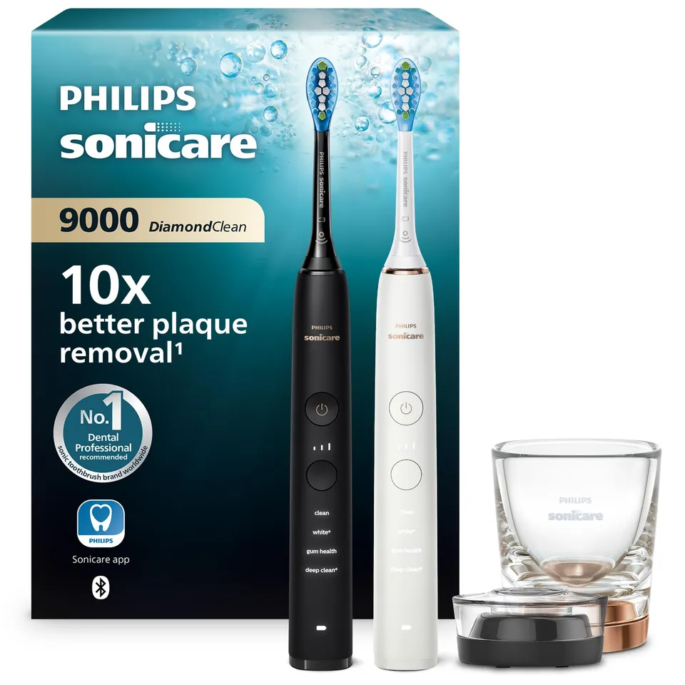 philips-sonicare-diamondclean-9000-hx9914-57-spazzolino-elettrico-sonico-con-2-m image 1