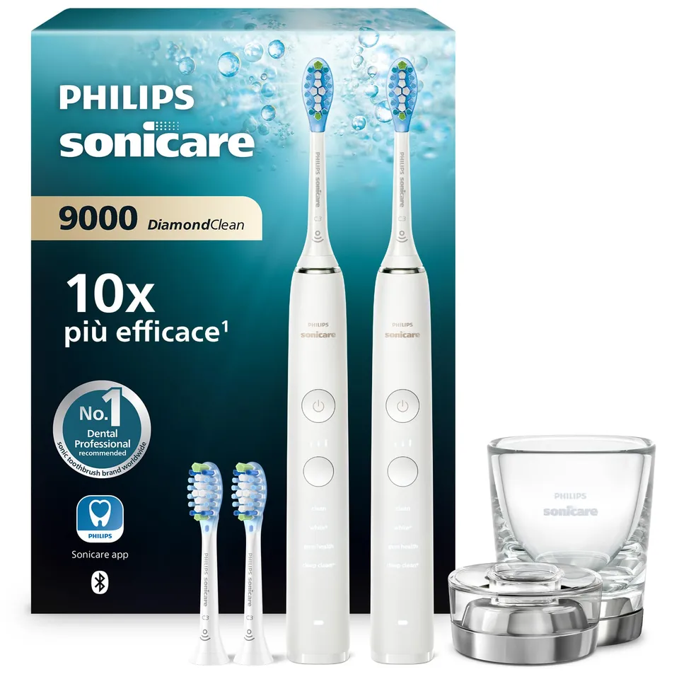 philips-sonicare-diamondclean-9000-hx9914-62-doppia-confezione-spazzini-elettric image 1