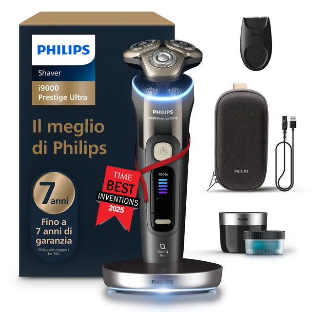 philips-shaver-i9000-prestige-ultra-xp9405-31-rasoio-elettrico-wet-dry-con-skin- image 1