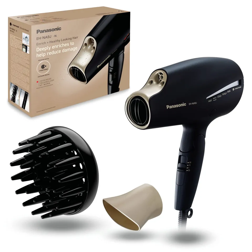 panasonic-eh-na9j-na9j-n825-asciugacapelli-pieghevole-1800w-con-nanoe-double-min image 1