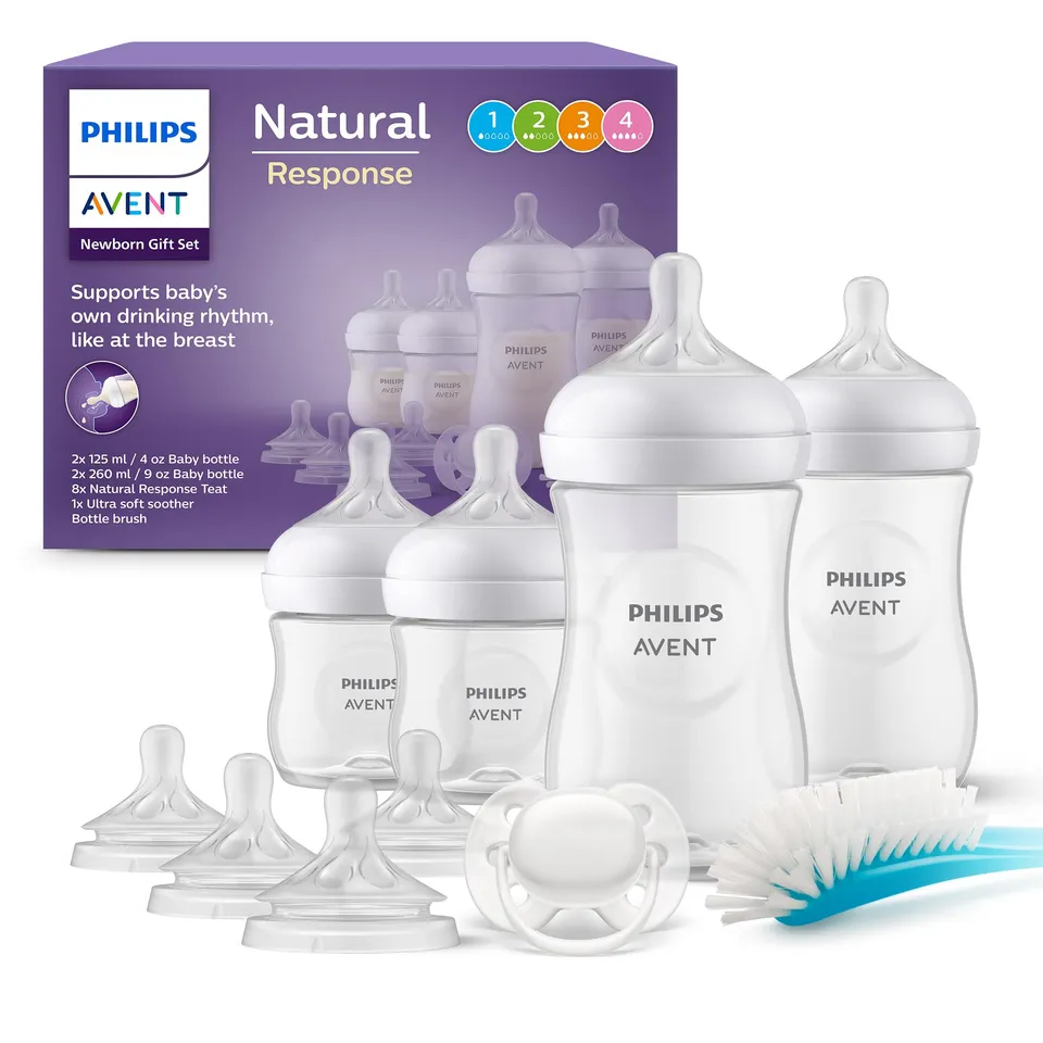 philips-avent-scd838-13-set-regalo-allattamento-neonati-con-4-biberon-natural-re image 1