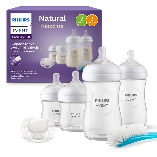 philips-avent-scd838-11-set-regalo-neonati-4-biberon-natural-response-ciuccio-ul image 1