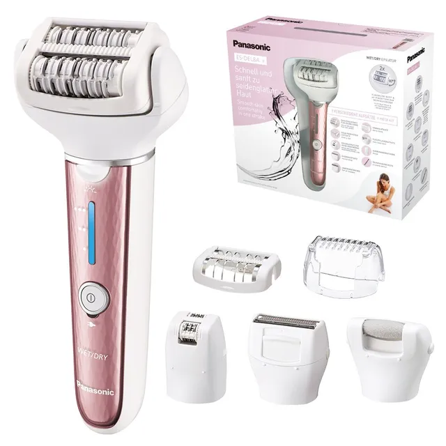 panasonic-es-del8a-epilatore-6-in-1-wet-dry-per-donna-con-testina-pivotante-a-90 image 1