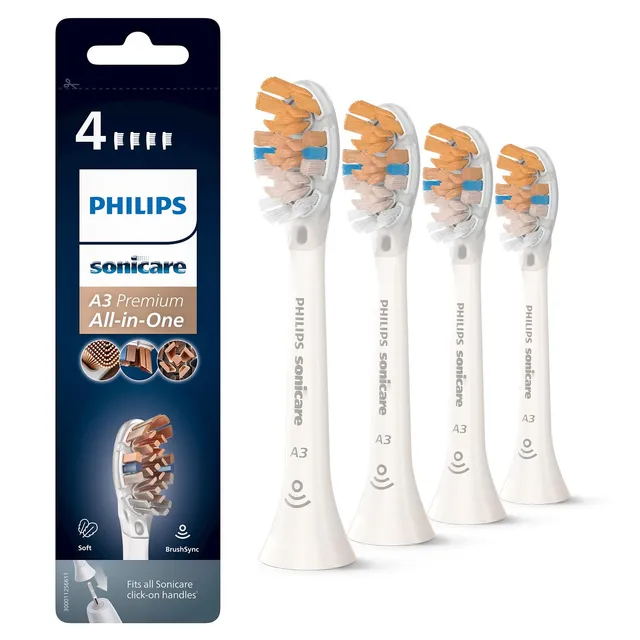 philips-sonicare-genuine-a3-premium-all-in-one-set-di-testine-di-ricambio-per-sp image 1