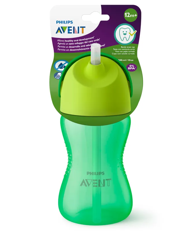 philips-avent-scf798-01-tazza-con-cannuccia-a-prova-di-goccia-300-ml-in-silicone image 1