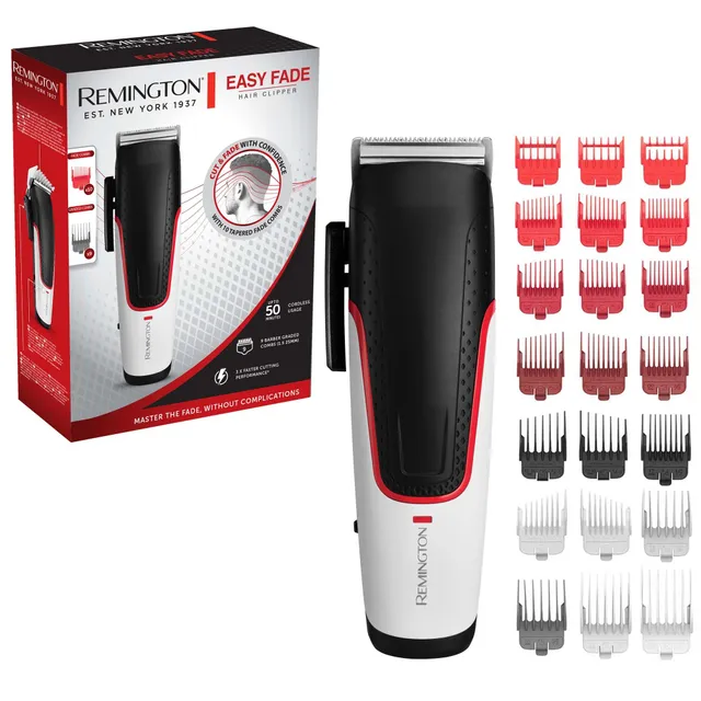 remington-easy-fade-hc500-tagliacapelli-professionale-con-lame-autoaffilanti-in- image 1