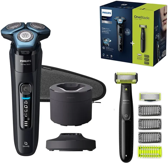 philips-shaver-serie-7000-s7783-78-rasoio-elettrico-wet-dry-con-skiniq-sensore-p image 1