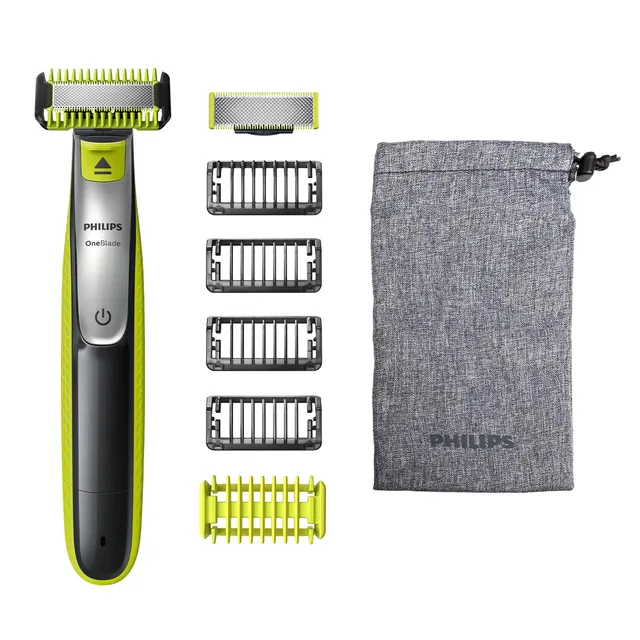 philips-oneblade-qp2630-30-face-body-rasoio-elettrico-ricaricabile-wet-dry-con-l image 1