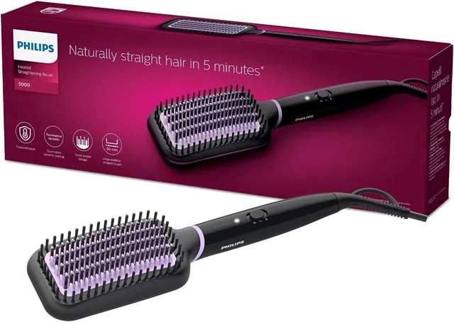 philips-stylecare-essential-bhh880-00-spazzola-lisciante-riscaldata-con-thermopr image 1