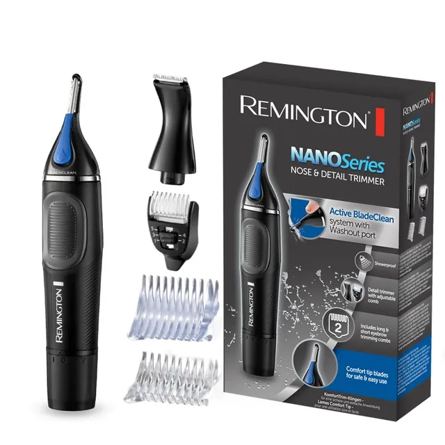 remington-ne3870-nanoseries-taglia-peli-naso-orecchie-e-sopracciglia-lame-comfor image 1