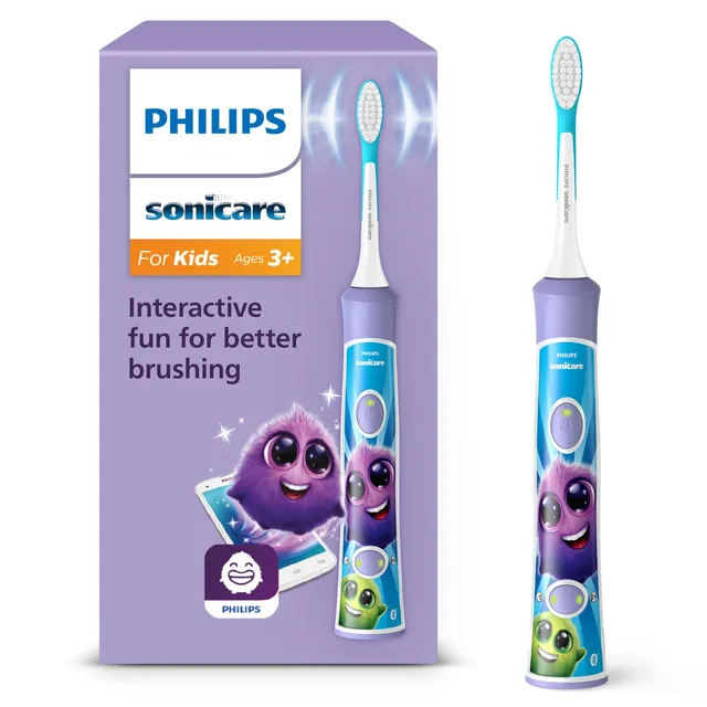 philips-sonicare-for-kids-hx6322-12-spazzolino-elettrico-sonico-con-app-bluetoot image 1