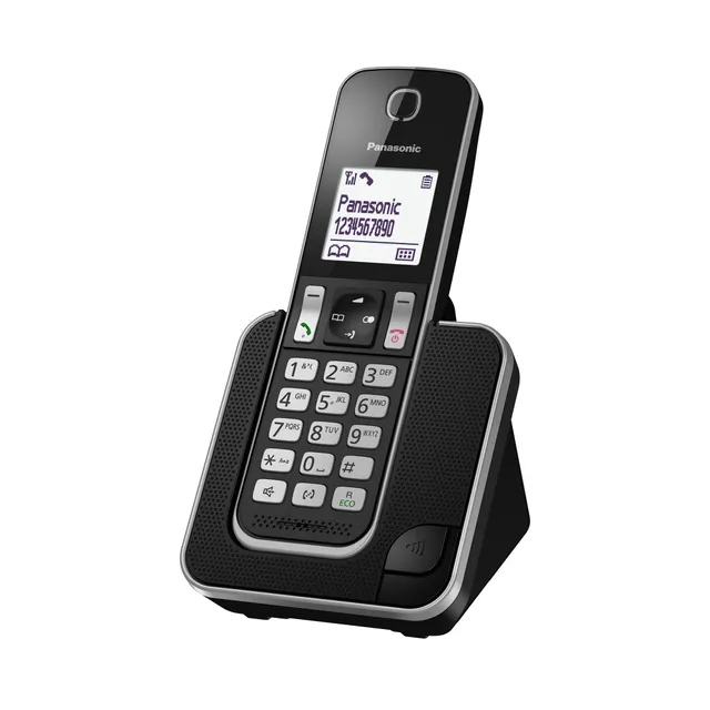 panasonic-kx-tgd310jtb-telefono-cordless-digitale-con-base-e-1-ricevitore-displa image 1