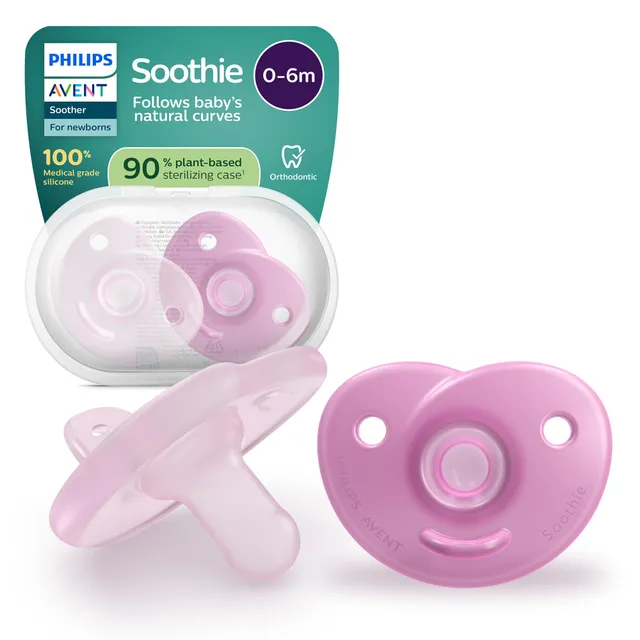 philips-avent-soothie-scf099-27-ciuccio-in-silicone-monopezzo-per-neonati-0-6-me image 1