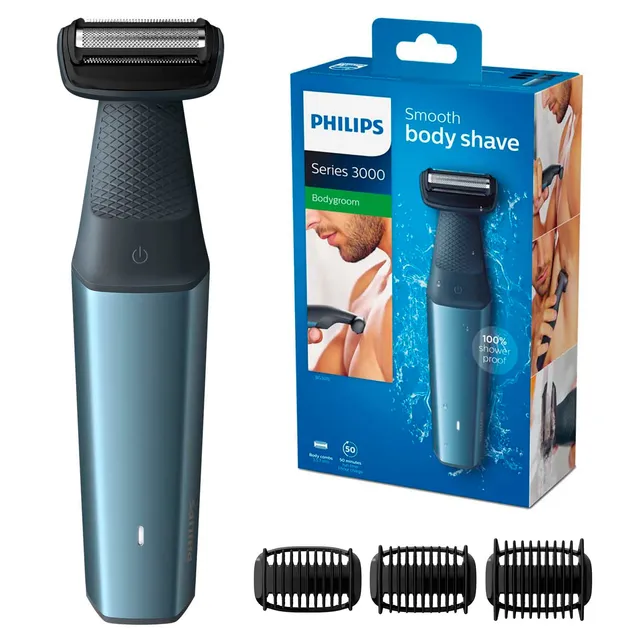 philips-bodygroom-series-3000-bg3015-15-rasoio-per-il-corpo-wet-dry-con-3-pettin image 1