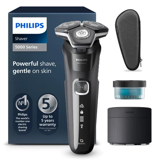 philips-shaver-series-5000-s5898-50-rasoio-elettrico-wet-dry-con-tecnologia-skin image 1