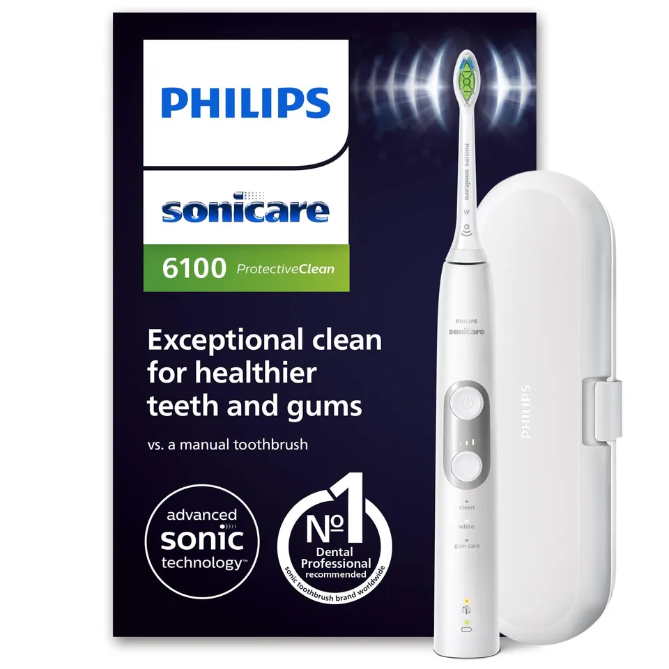philips-sonicare-protectiveclean-6100-spazzolino-elettrico-sonico-con-sensore-di image 1