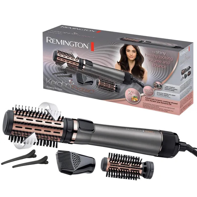 remington-keratin-protect-as8811-spazzola-ad-aria-calda-rotante-1000-w-con-ceram image 1