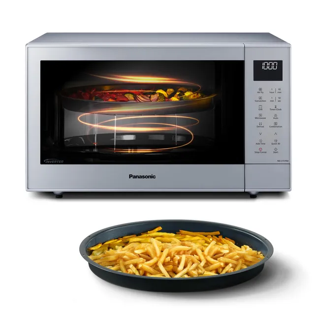 panasonic-nn-ct57rmepg-forno-a-microonde-combinato-4-in-1-da-27-l-con-airfryer-i image 1