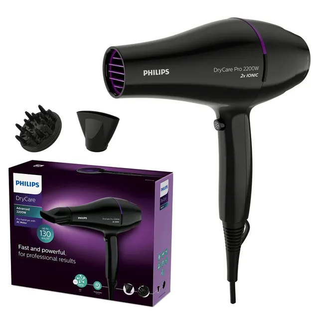 philips-drycare-pro-bhd274-00-asciugacapelli-professionale-2200w-con-thermoprote image 1