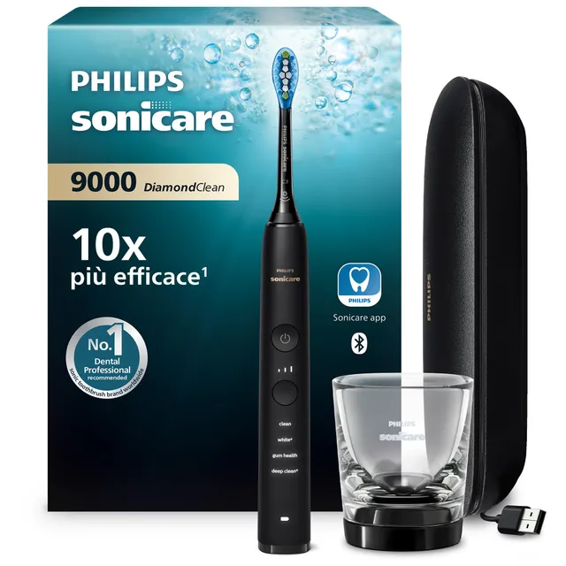 philips-sonicare-diamondclean-9000-hx9911-09-spazzolino-elettrico-sonico-con-app image 1