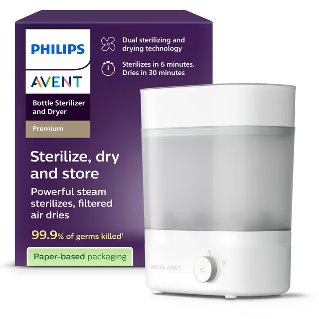 philips-avent-scf293-00-sterilizzatore-elettrico-e-asciugatrice-per-biberon-fino image 1