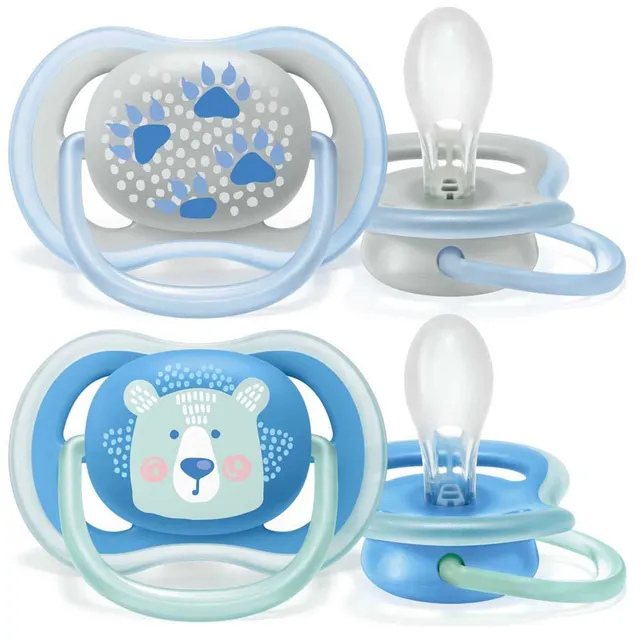 philips-avent-ultra-air-scf085-03-succhietto-ortodontico-6-18-mesi-senza-bpa-tet image 1