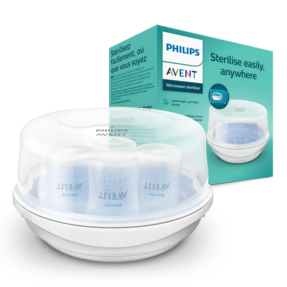 philips-avent-scf281-02-sterilizzatore-a-vapore-per-forno-a-microonde-fino-a-4-b image 1