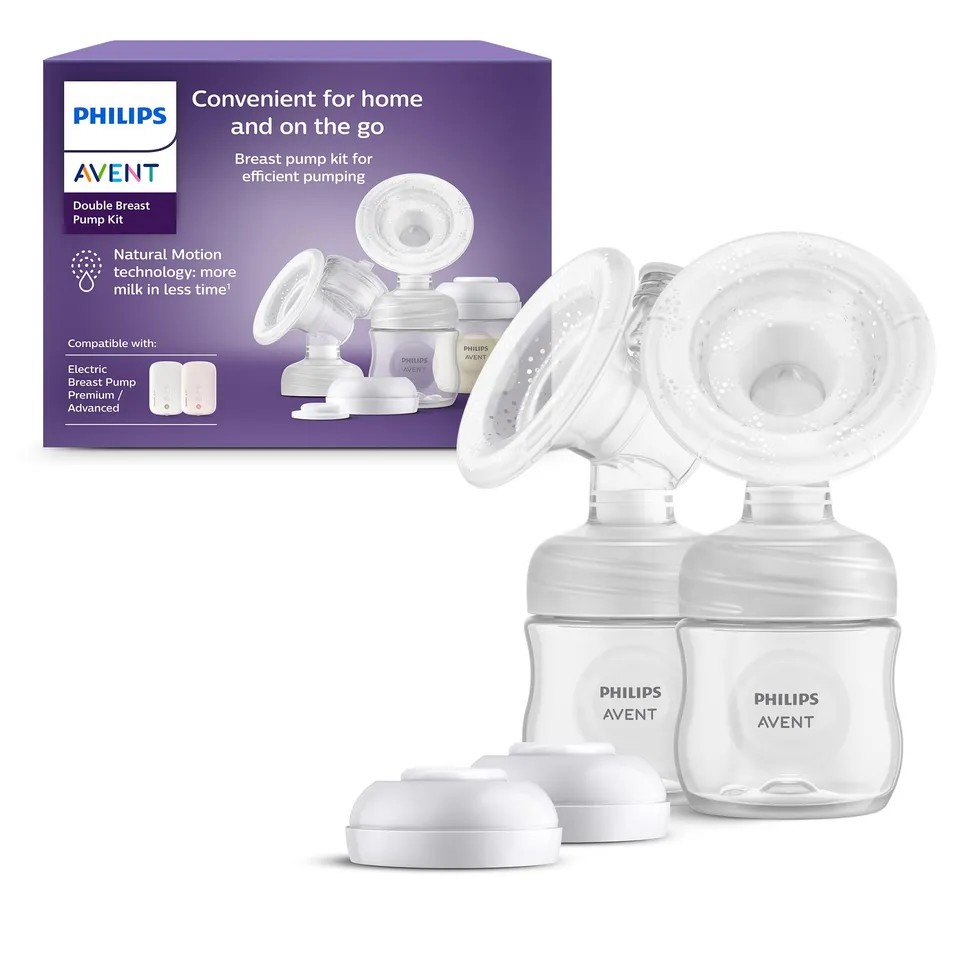 philips-avent-scf335-12-kit-tiralatte-elettrico-doppio-senza-motore-2-biberon-e- image 1