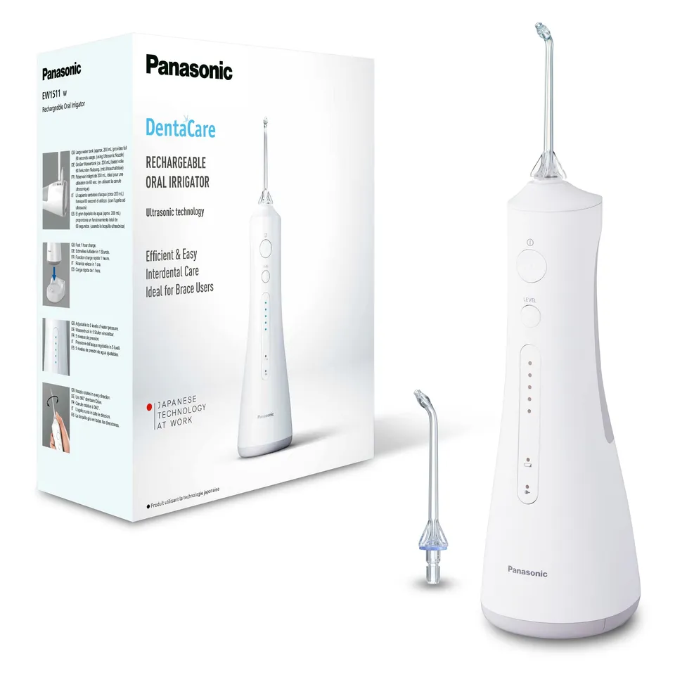 panasonic-ew-1511-idropulsore-ultrasonico-ricaricabile-con-5-livelli-di-getto-e- image 1
