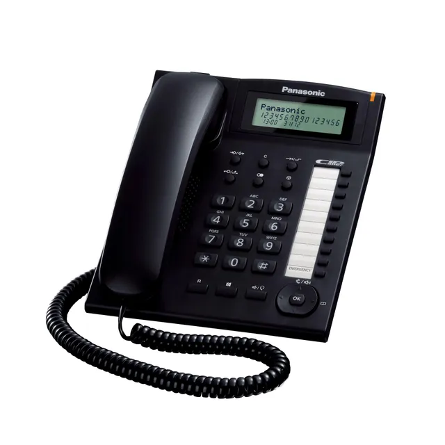 panasonic-kx-ts880exb-telefono-fisso-a-filo-con-vivavoce-identificativo-del-chia image 1