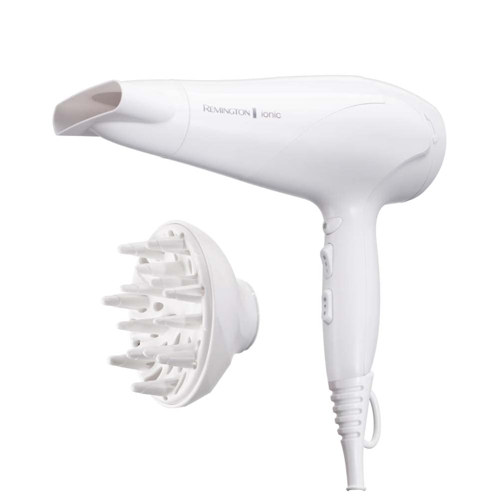 remington-d3199-asciugacapelli-ionic-care-2200w-con-anello-in-ceramica-diffusore image 1