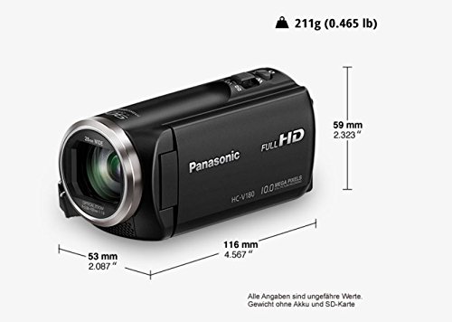 panasonic-hc-v180eg-k-videocamera-full-hd-con-zoom-ottico-50x-grandangolo-28-mm- image 3