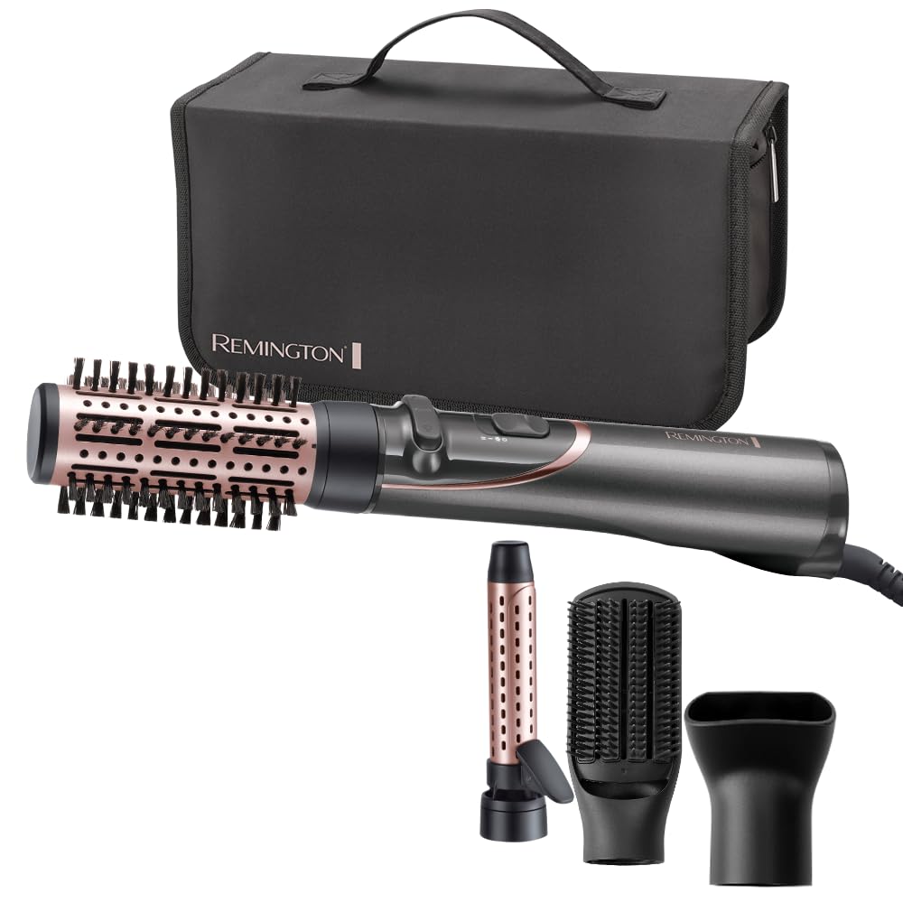 remington-as8606-curl-straight-spazzola-rotante-ad-aria-calda-3-in-1-con-4-acces image 1