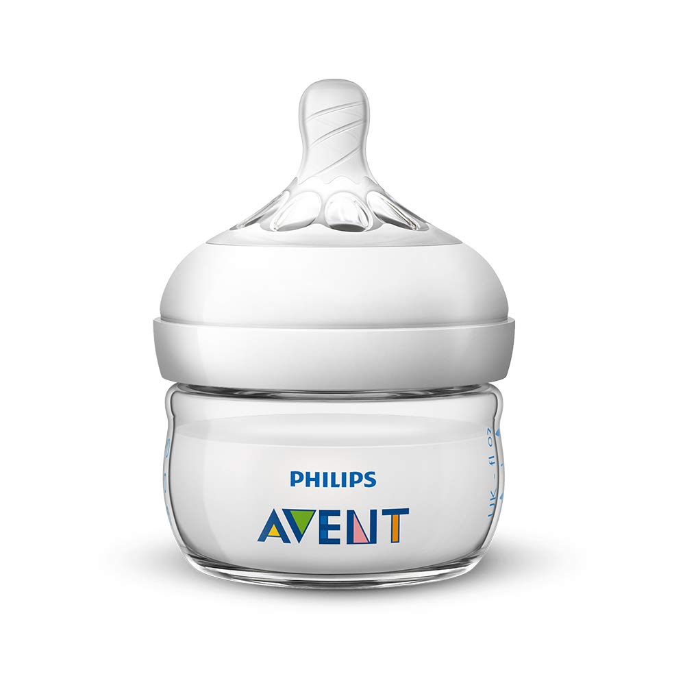 philips-avent-natural-scf039-17-biberon-anti-colica-60-ml-trasparente-con-tettar image 2