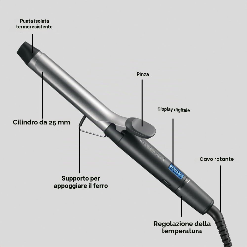 remington-ci6525-pro-soft-curl-ferro-arricciacapelli-25-mm-rivestimento-antistat image 5