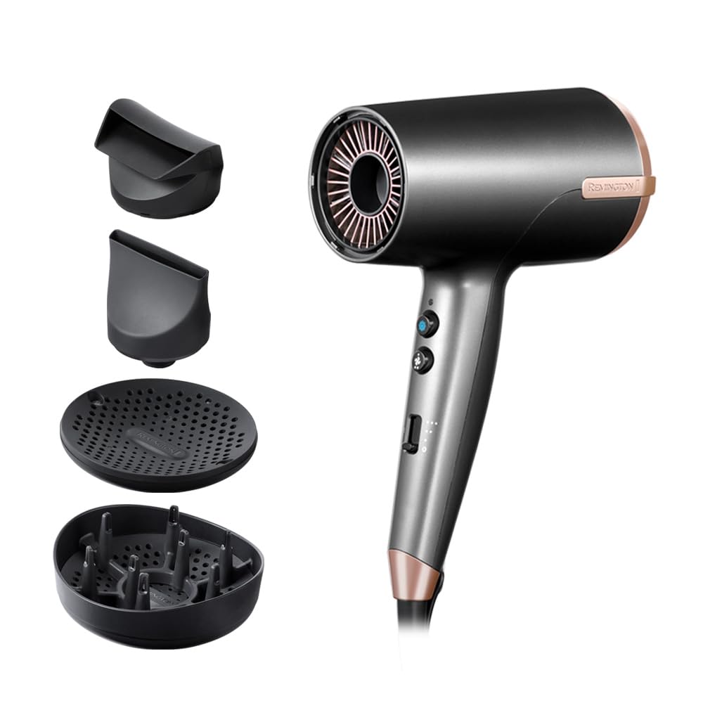 remington-one-d6077-asciugacapelli-2000w-con-sensore-thermacare-e-4-accessori-st image 1