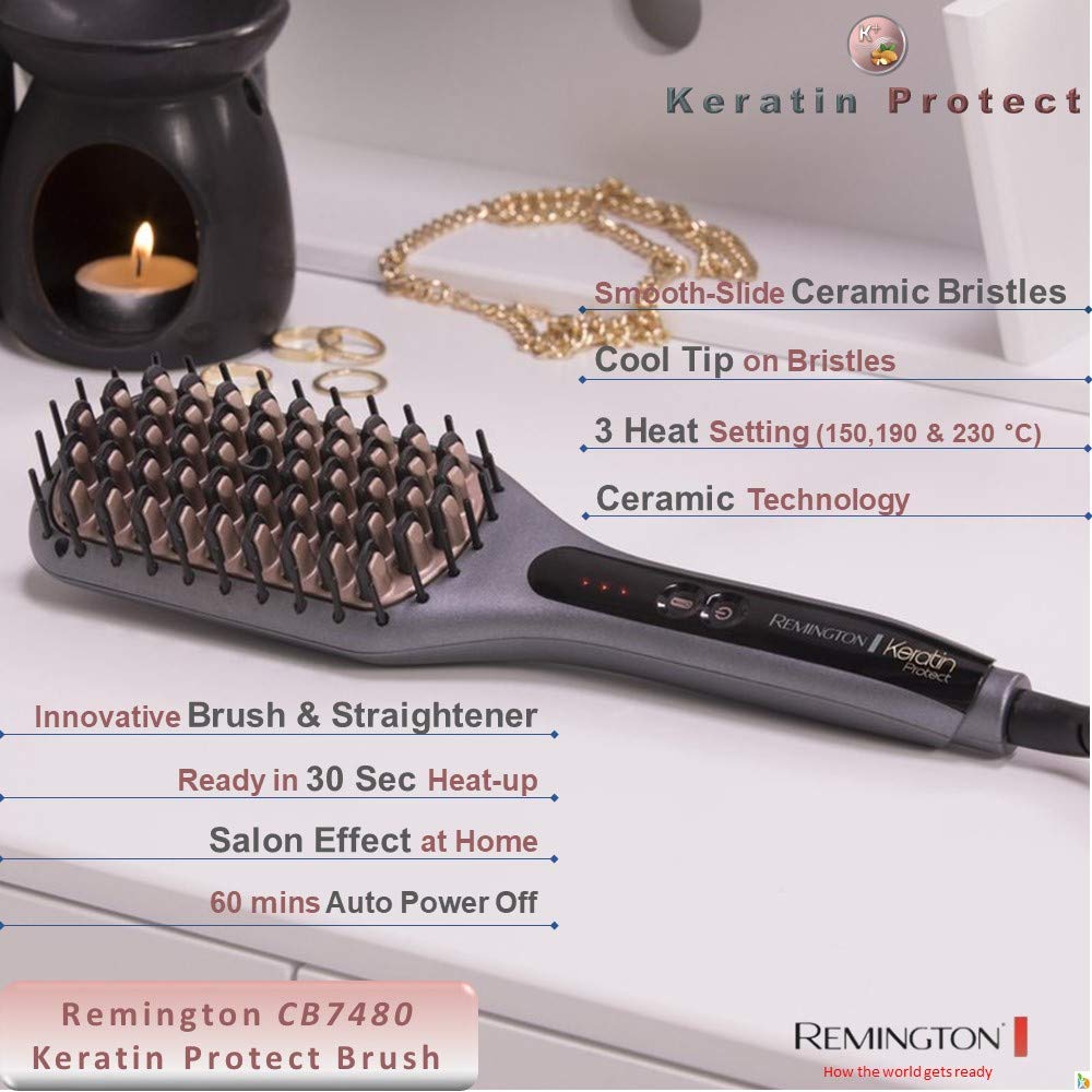 remington-cb7480-keratin-protect-spazzola-lisciante-elettrica-2-in-1-con-rivesti image 6