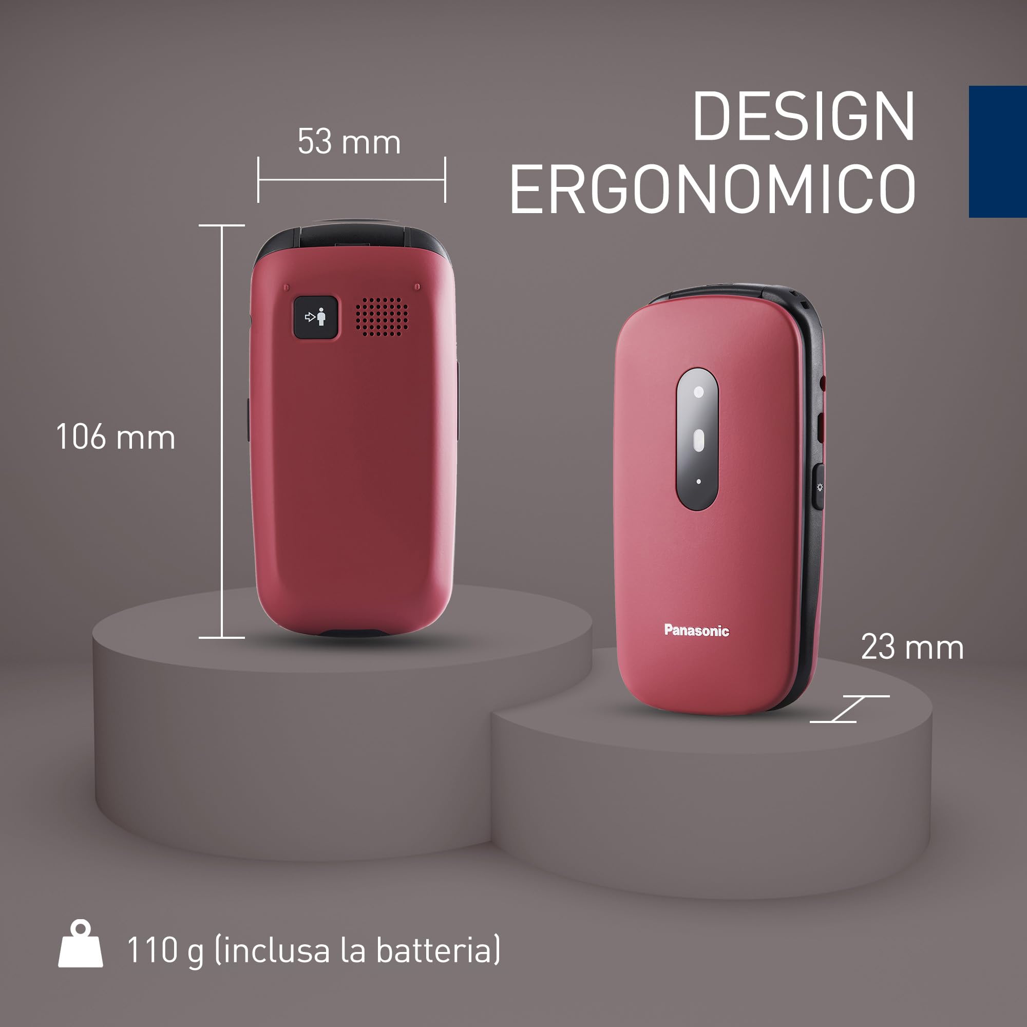panasonic-kx-tu446exr-telefono-cellulare-facilit-a-conchiglia-per-anziani-con-pu image 7