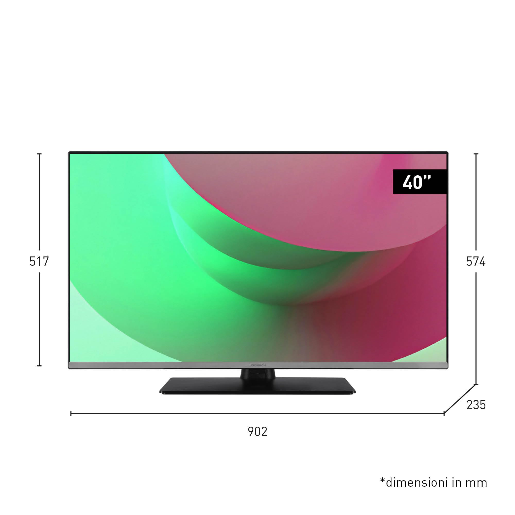 panasonic-serie-s45-tb-40s45aez-smart-tv-led-full-hd-40-pollici-2024-tivo-hdr-co image 3