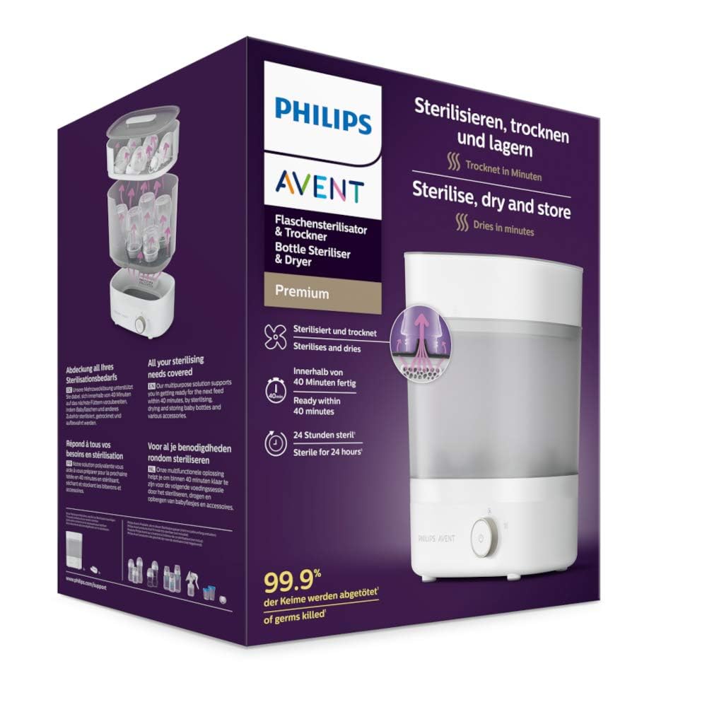 philips-avent-premium-scf293-01-sterilizzatore-elettrico-a-vapore-e-asciugabiber image 7