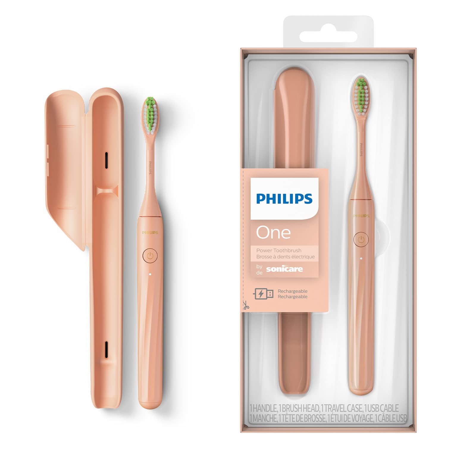 philips-one-hy1200-25-spazzino-elettrico-ricaricabile-da-viaggio-13-000-microvib image 1