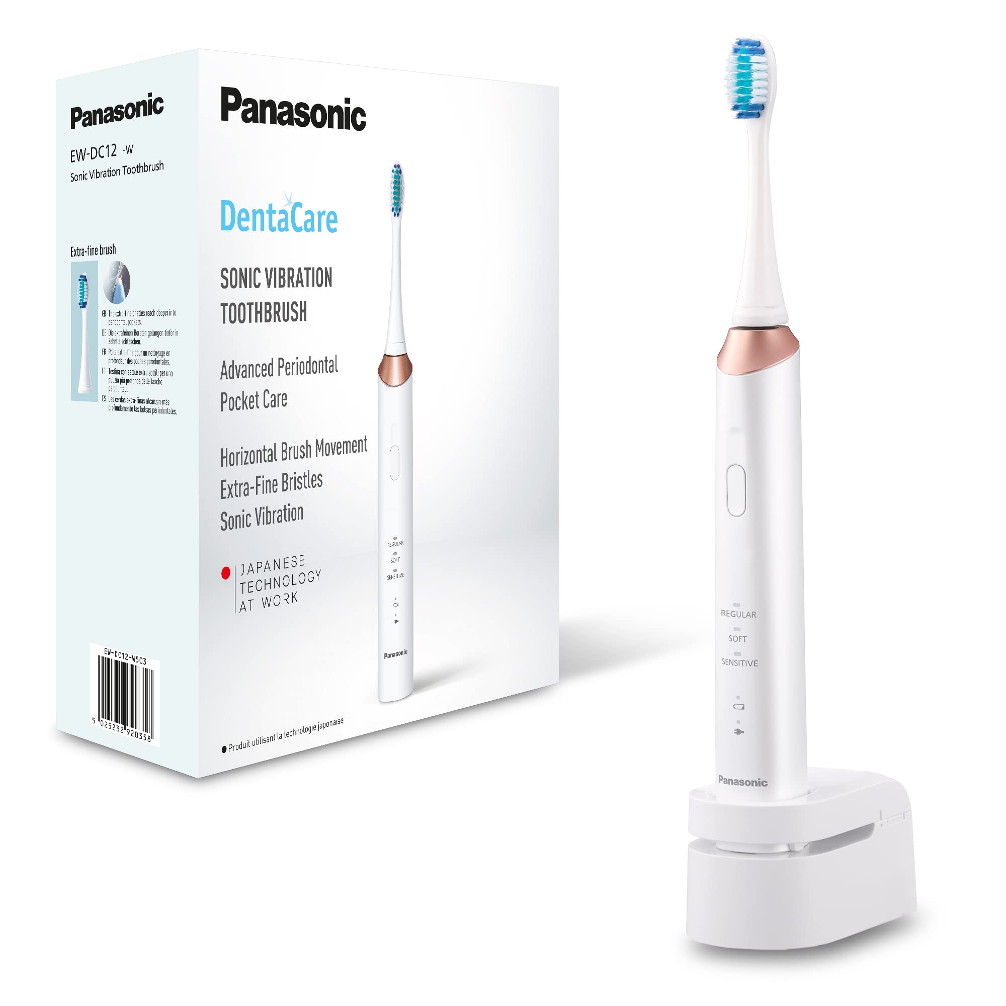 panasonic-ew-dc12-spazzino-elettrico-sonico-ricaricabile-con-3-modalit-testina-e image 1