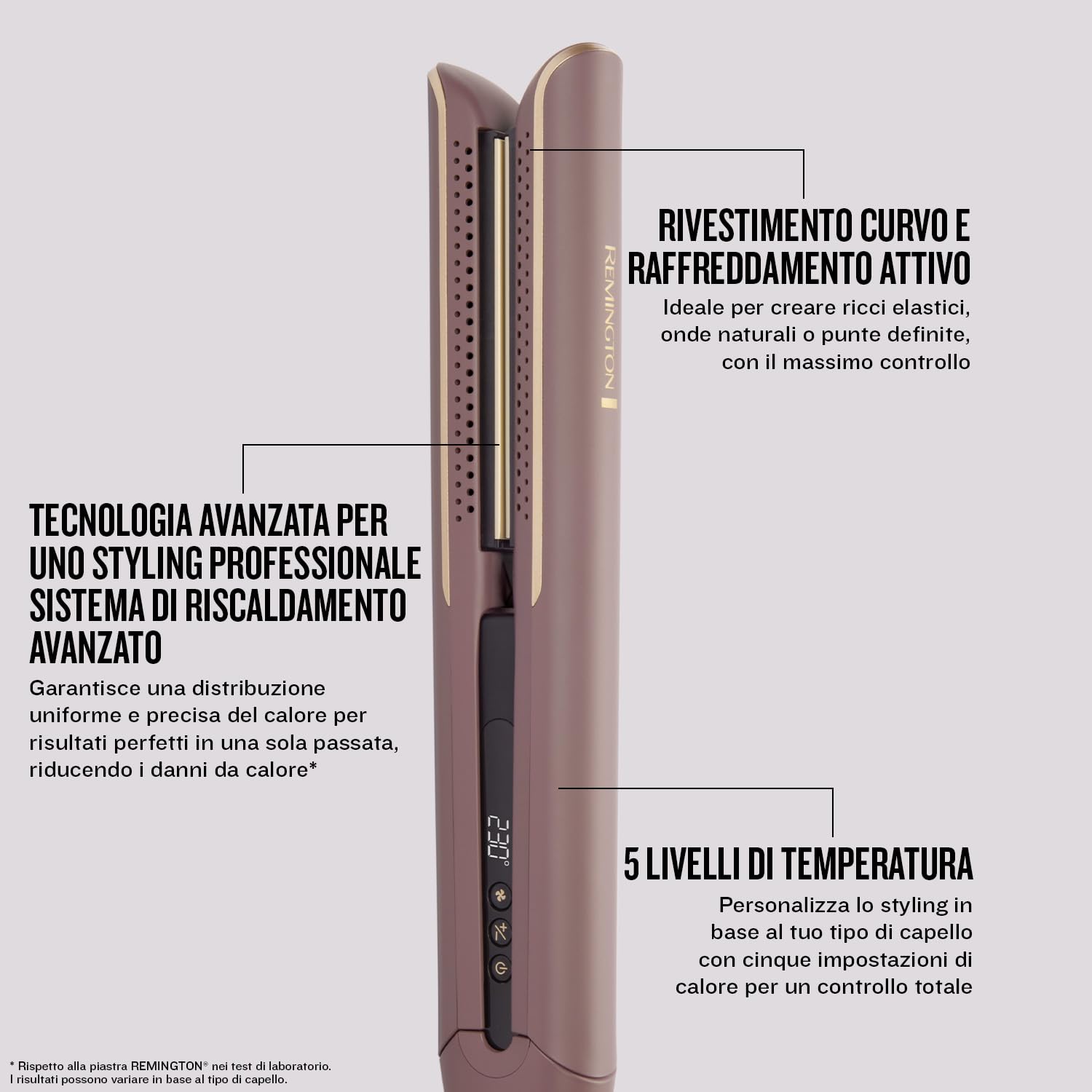 remington-airvive-s8930-piastra-per-capelli-con-tecnologia-ionica-ceramica-con-m image 2