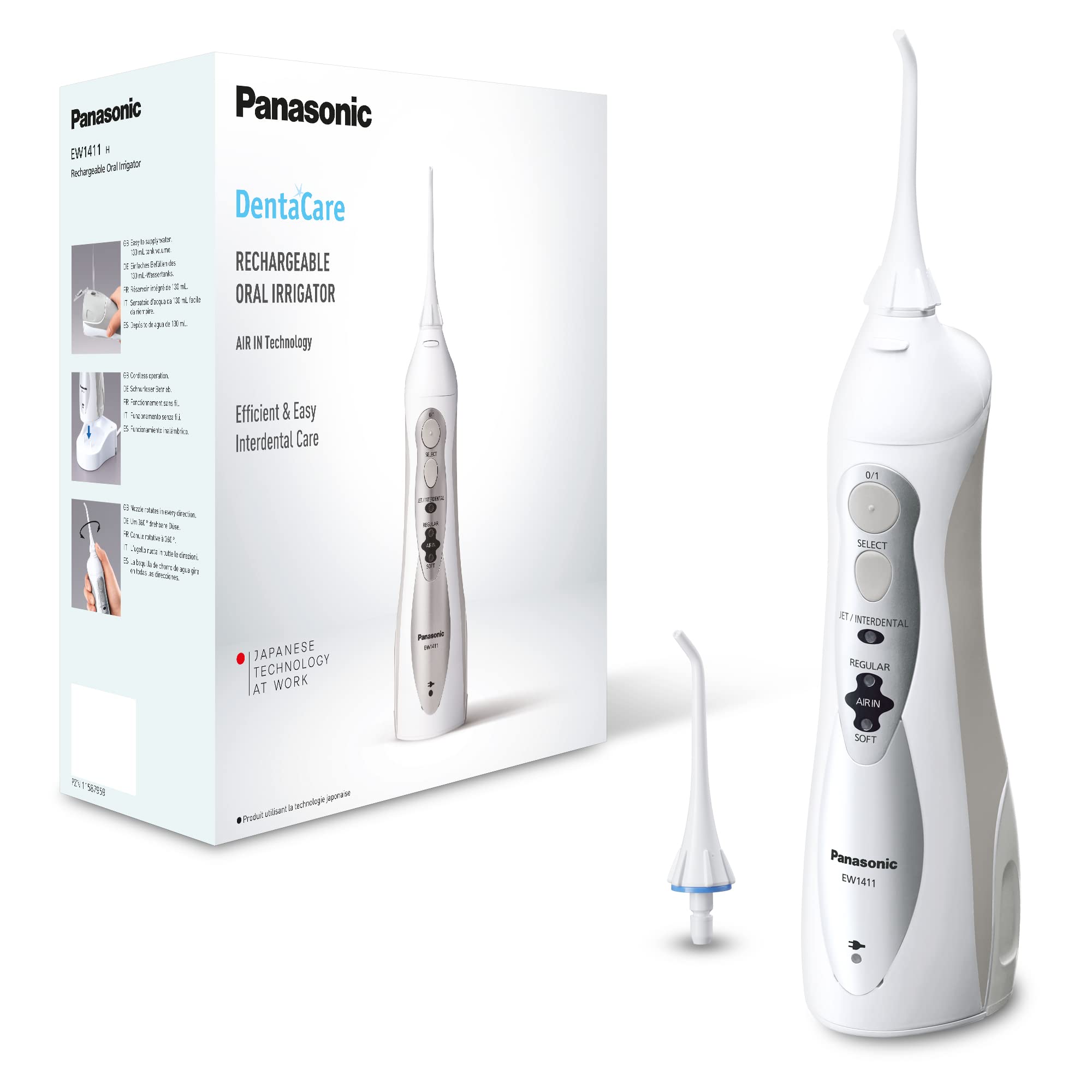 panasonic-ew1411-irrigatore-orale-portatile-ricaricabile-3-modalit-di-getto-serb image 1