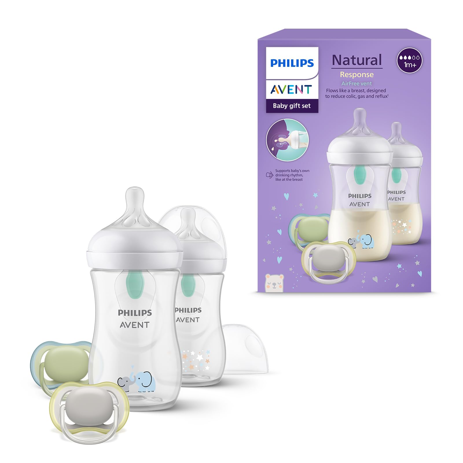 philips-avent-scd657-12-set-regalo-natural-response-2-biberon-anti-coliche-da-26 image 1