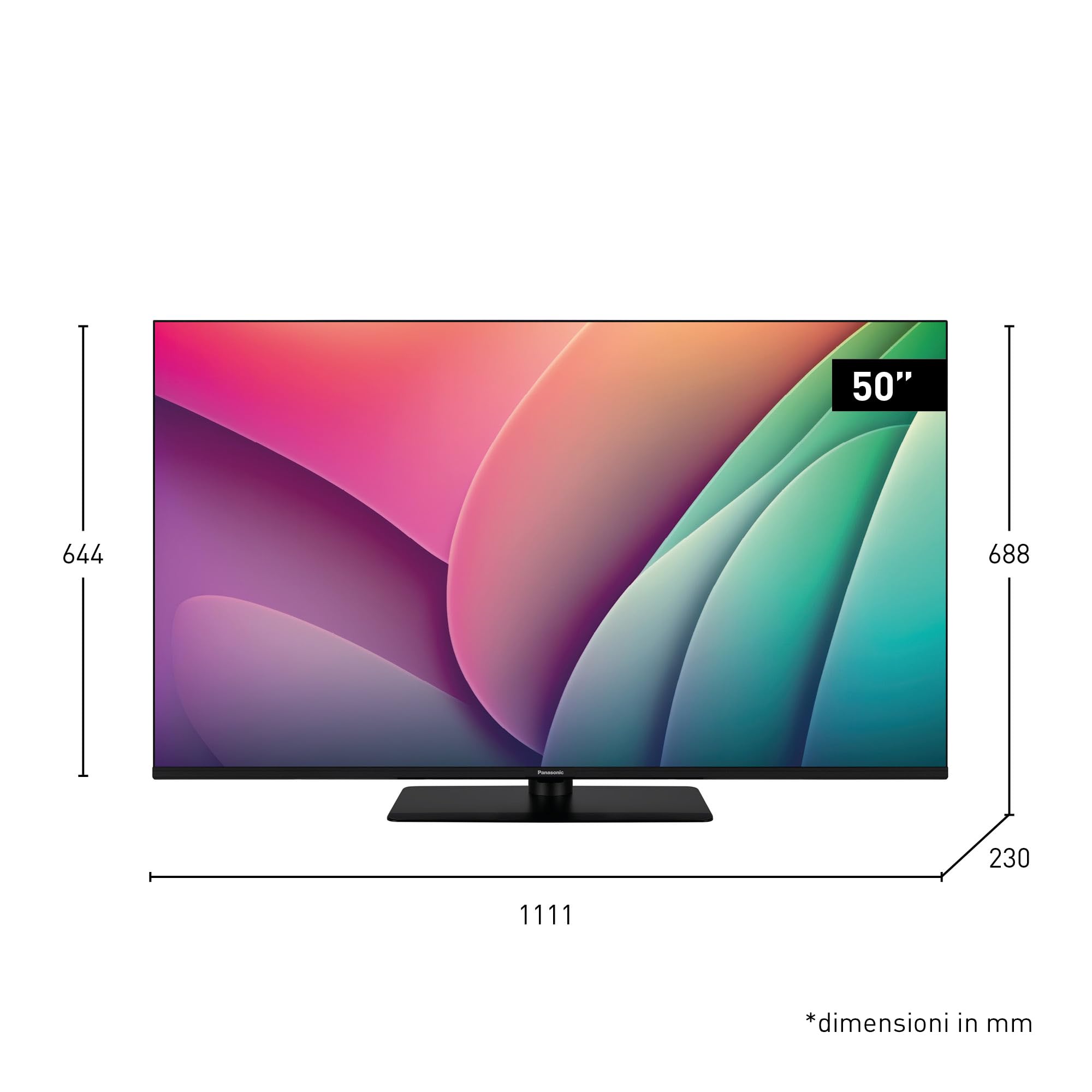 panasonic-tv-50w80aezc-serie-w80-smart-tv-qled-4k-ultra-hd-50-con-fire-os-dolby- image 2