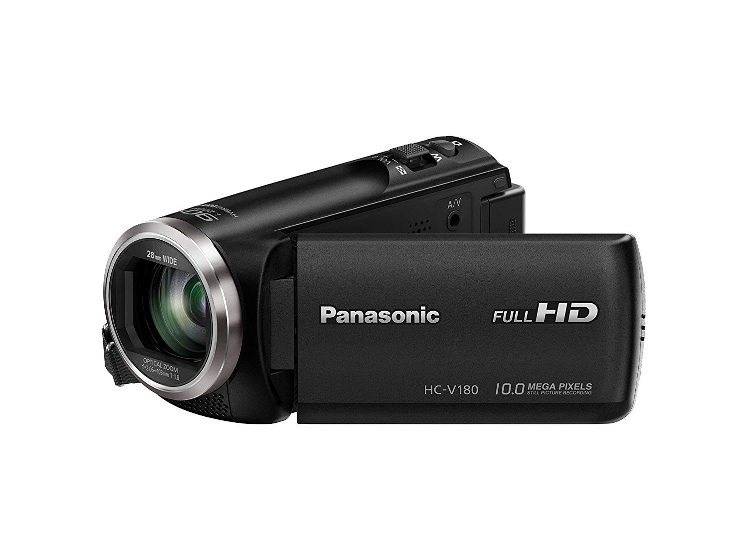 panasonic-hc-v180-videocamera-full-hd-con-zoom-intelligente-90x-sensore-mos-anel image 2