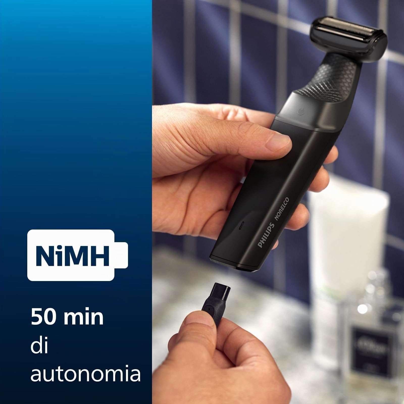 philips-serie-3000-trimmer-corpo-impermeabile-bg3010-15-con-pettine-3-mm-autonom image 6